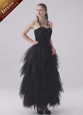 ロングドレス ブラック レンタル