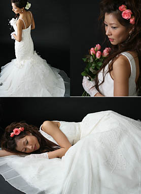 ウェディングドレス ブライダル 婚礼写真