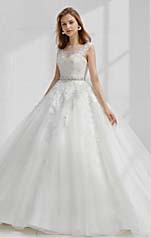 ウェディングドレス Aライン 2WAY