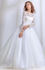 ウェディングドレス Aライン 2wayスタイルドレス