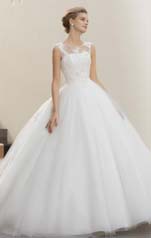 ウェディングドレス ベルライン 2WAYドレス ロングトレーン